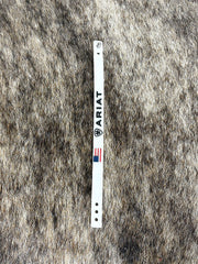 Pulseira Country Silicone Ariat Farm Branco Premium Cowboy