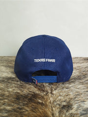 Boné Country Texas Farm Original Logo Camuflado Azul