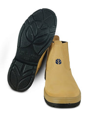 Botina Bota Masculino Cano Curto Couro Legítimo New Holland