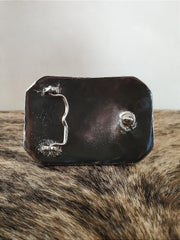 Fivela Ariat Country 11cm Western Premium Quadrada Bronze