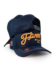 Boné Country Fechado Bordado Aba Curva Cowboy Texano Bull