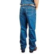 Calça Jeans Masculina 100% Algodão Tradicional Reta Texas Road