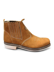 Botina Country Masculino Homem Rodeio Cowboy Trabalho Agro