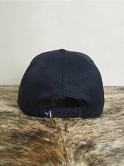 Boné Country Texas Farm Original Logo Camuflado Preto
