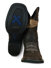 Bota Texana Masculina Couro Cano Longo Rodeio Country Agro