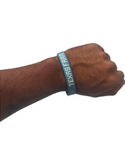 Pulseira Country Texas Farm Silicone Original Azul Claro