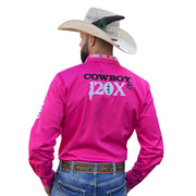 Camisa Country Masculina Bordada Rodeio Comitiva Tx Cowboy 120x