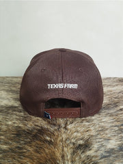 Boné Country Texas Farm Original Logo Camuflado Marrom