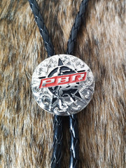 Gravata Country Colar Feminino Ajustável Couro Pbr