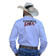 Camisa Country Masculina Bordada Rodeio Comitiva Tx Cowboy 120x