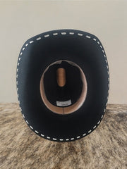 Chapéu Feminino Aba 10 Fita Lã Feltro Cavalgada Eldorado Top