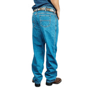 Calça Jeans 100% Algodão Country Bordada Reforçada Texas Road