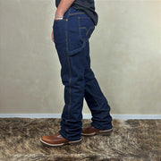 Calça Jeans Estilo Country Masculina Larga Rodeio Pura Raça