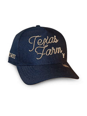 Boné Country Texas Farm Original Aba Curva Fechado Americano