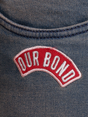 Calça Jeans Feminina Country Flare Bordada Rodeio Texas Farm