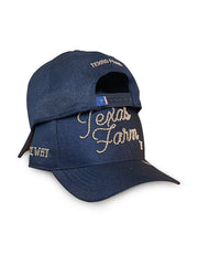 Boné Country Texas Farm Original Aba Curva Fechado Americano