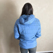 Jaqueta Feminina Puffer Nylon Casaco Bobojaco Premium Azul