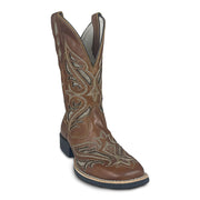 Bota Feminina Texana Bico Quadrado Solado Brilho Rodeio Top
