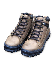 Tenis Masculino Coturno Militar Zebu Couro Country Trilha