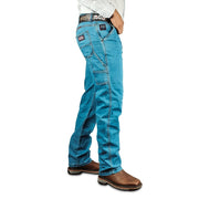 Calça Jeans De Trabalho Masculina Carpinteira Reforçada Boiadeiro