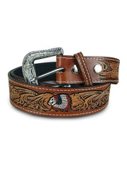 Cinto Country Americado Texano Rodeio Preto Marrom Caveira