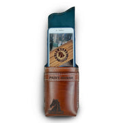 Bainha Couro Capa Porta Celular Cinto Rústica Country Agro