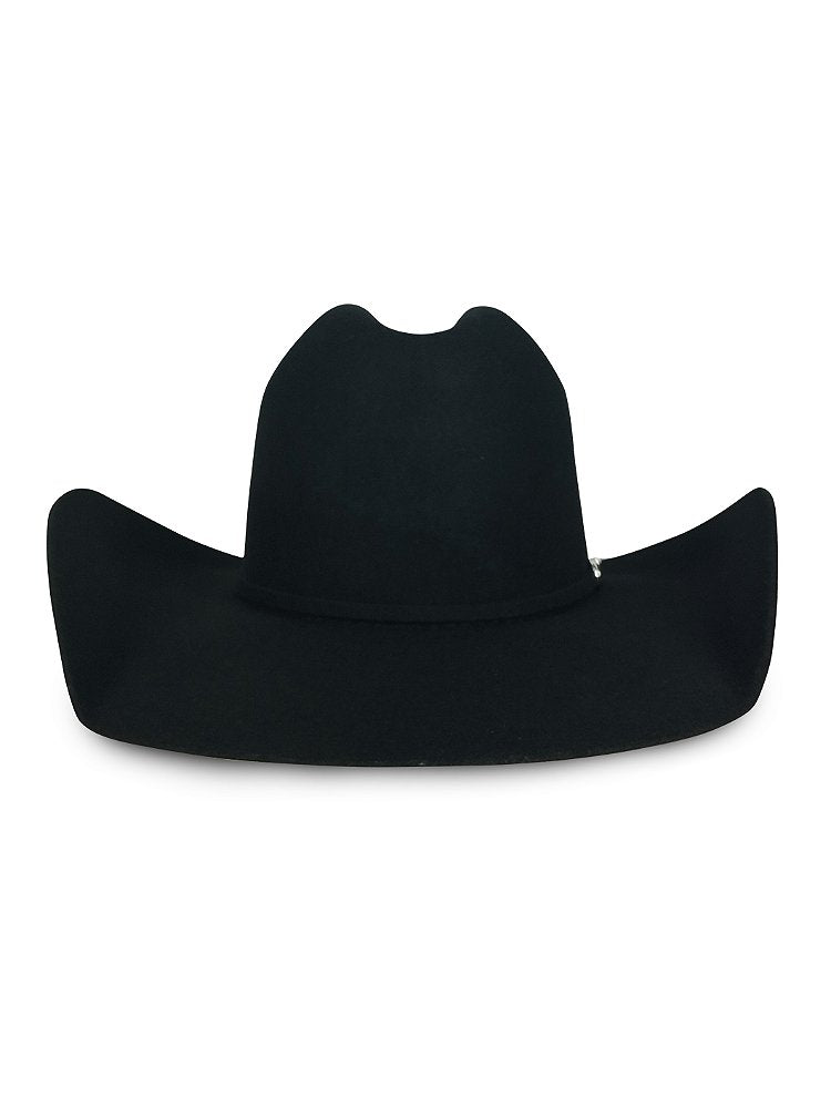 Chapéu Country Preto Aba 10 Lã Feltro Rodeio Cowboy Eldorado