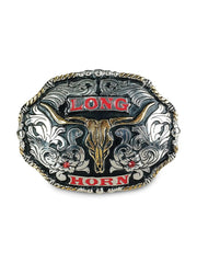 Fivela Estilo Country Long Horn Metal Cavalo Cavalgada Top