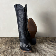 Bota Feminina Bico Fino Cano Longo Country Montaria Western