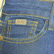 Calça Jeans Feminina Tradicional Com Elastano Cós Alto Pura Raça
