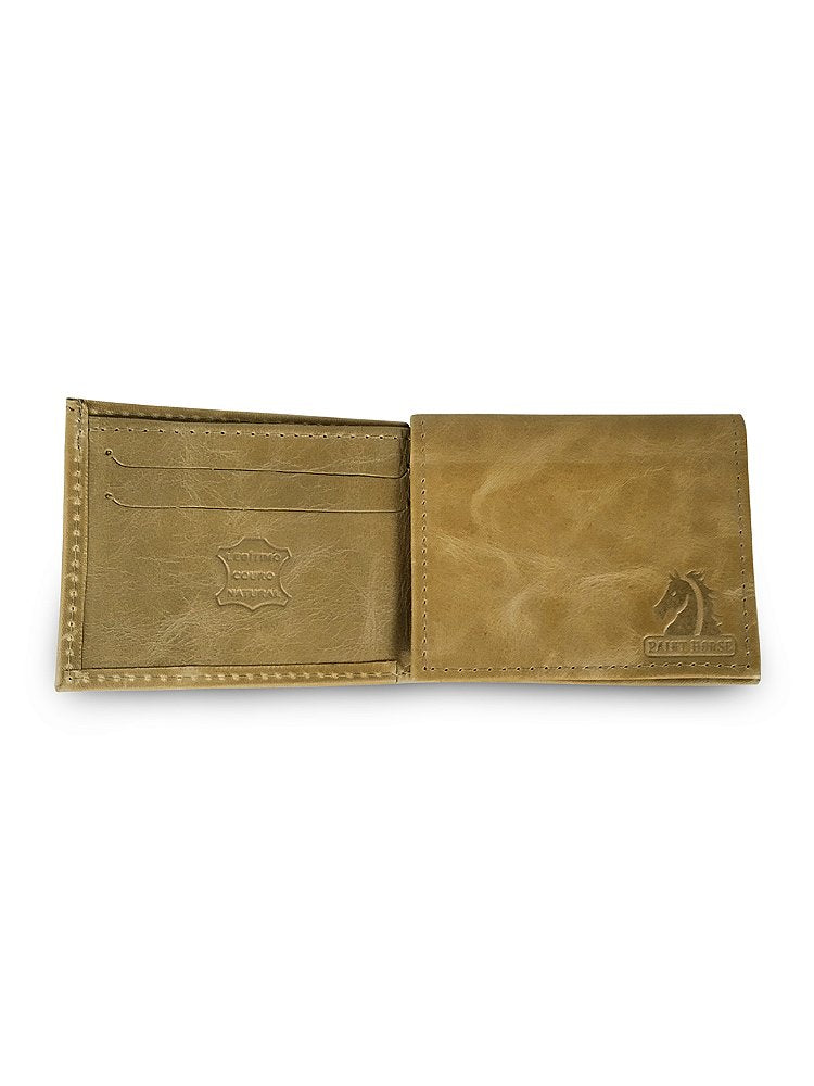 Carteira Couro Legítimo Masculina Country Slim Paint Horse