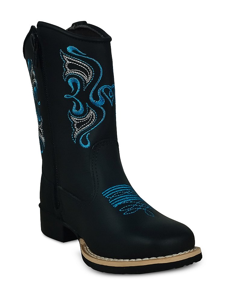 Botas Country Infantil Estilo Texano em Couro Jolimar