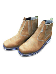 Botina Country Masculino Homem Rodeio Cowboy Trabalho Agro