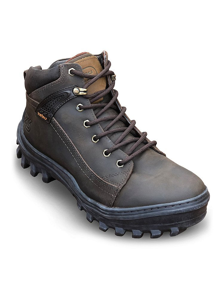 Tenis Masculino Coturno Militar Zebu Couro Country Trilha