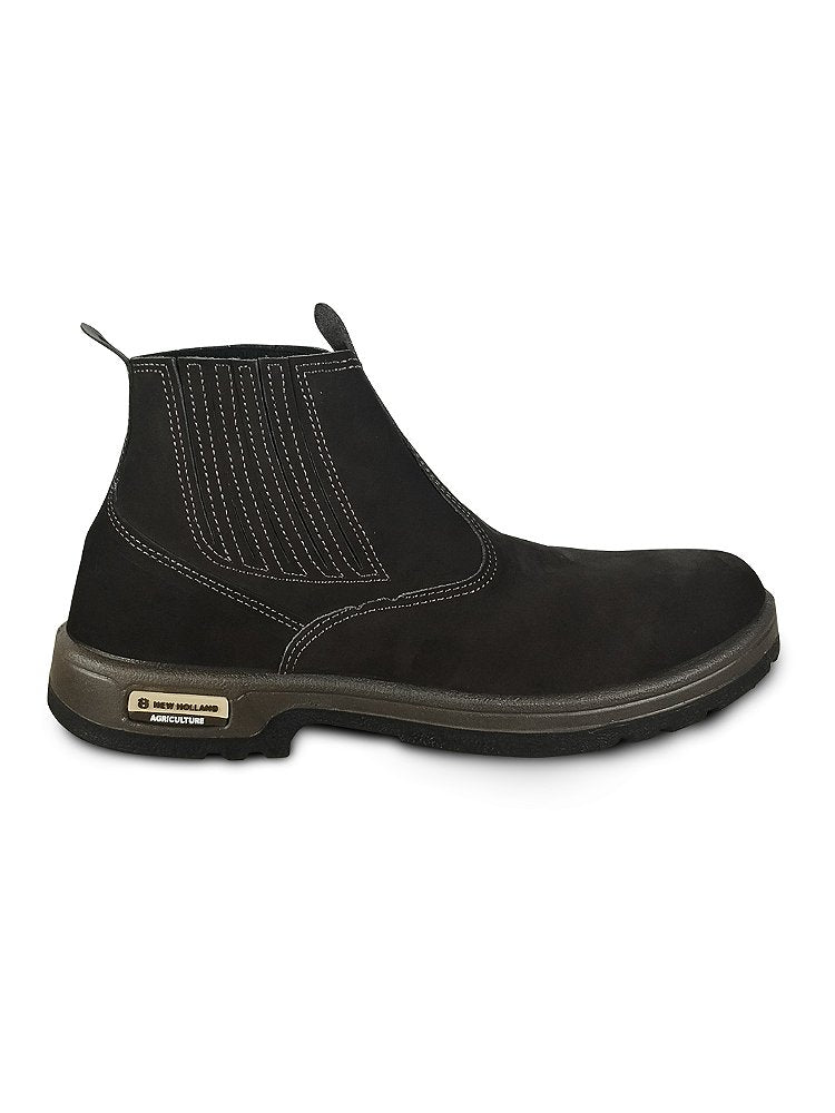 Botina Bico Redondo Couro Coutry Cowboy Agro New Holland