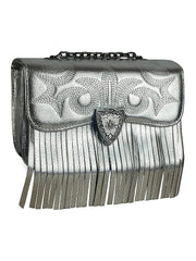 Bolsa Country Feminina Tiracolo Ombro Transversal Franja