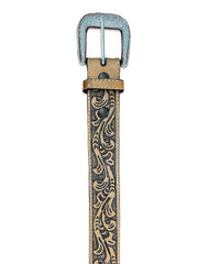 Cinto Country Cowboy Texano Marrom Claro Escuro Floral Agro