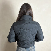 Jaqueta Feminina Puffer Blusa Frio Inverno Bobojaco Preto