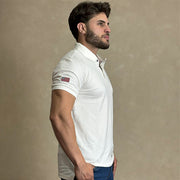 Camiseta Texas Farm Polo Masculina Algodão Original Branca