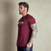 Camiseta Masculina Country Vinho Algodão Agro Paint Horse