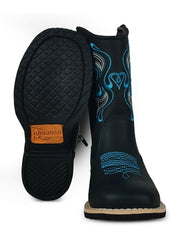 Botas Country Infantil Estilo Texano em Couro Jolimar
