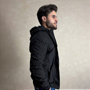 Jaqueta Bobojaco Masculina Forrada Estilosa Casaco Preto