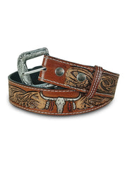 Cinto Country Rodeio Americado Preto Marrom Agro Long Horn