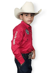 Camisão Country Infantil Manga Comprida Algodão Cowboy 120x