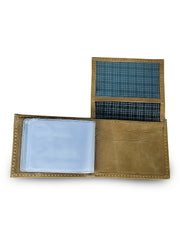 Carteira Slim Masculina em Couro Legítimo Estilo Country Paint Horse