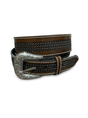 Cinto Country Infantil Cowboy Couro Long Horn Rodeio Agro