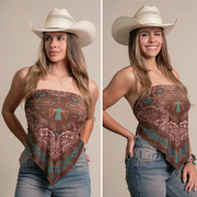 Bandana Texas Farm Original Breeze Country Western Rodeio