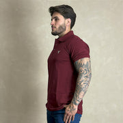 Camiseta Texas Farm Polo Masculina Original Premium Vinho
