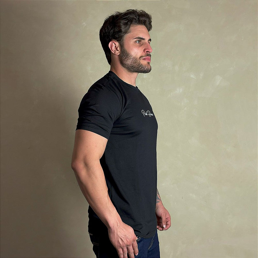 Camiseta Masculina Country Fine Preta Original Paint Horse