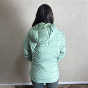 Jaqueta Feminina Puffer Nylon Casaco Bobojaco Premium Verde